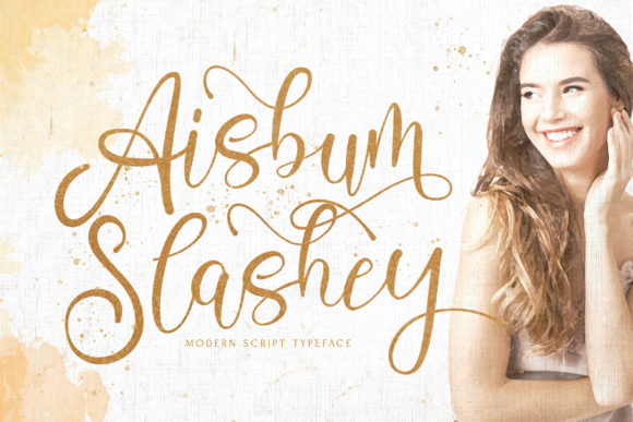 Aisbum Slashey: The Modern Script Typeface for Scroll-Stopping Content