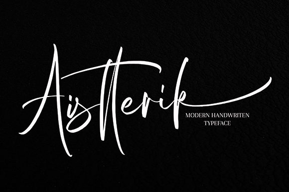 Aistterik: The Elegant Script Font for High-Impact Campaigns