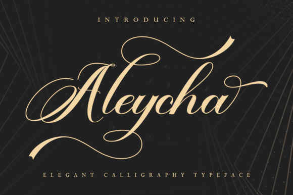 Aleycha: The Handwritten Typeface for Elegant Brand Identities