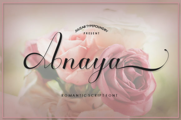 Anaya: The Premium Script Font for Modern Campaigns