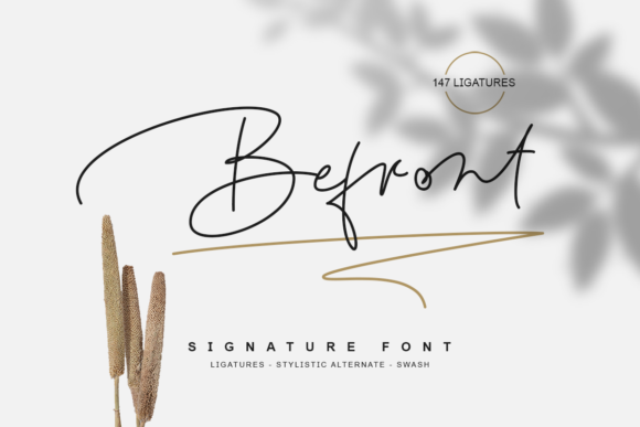 Befront: The Elegant Script Amp Typeface for Handmade Creations