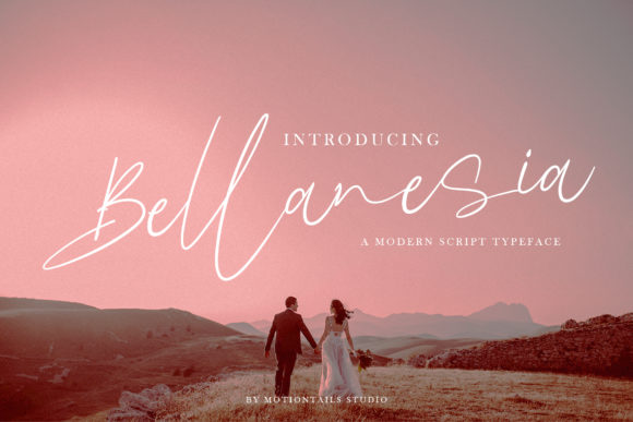 Bellanesia: A Handwritten Typeface for Editorial Elegance