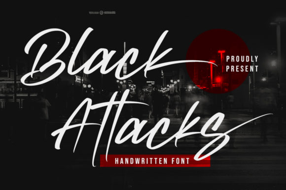 Black Attacks: The Elegant Handwritten Font for Crafters