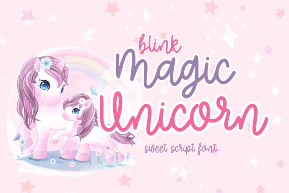 Blink Magic Unicorn: A Handwritten Typeface for Authentic Brand Identity