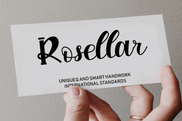 Bring Your Crafts to Life with the Rosellar Handwritten Typeface