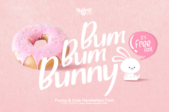 Bum Bum Bunny: The Handwritten Typeface for Modern Web Design