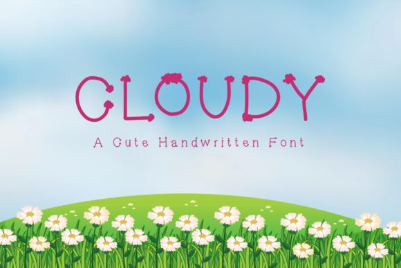 Cloudy Typeface: Elevating Campaign Visuals with Handwritten Charm