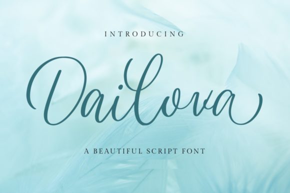 Dailova Typeface: Elevating Campaign Visuals with Handwritten Elegance