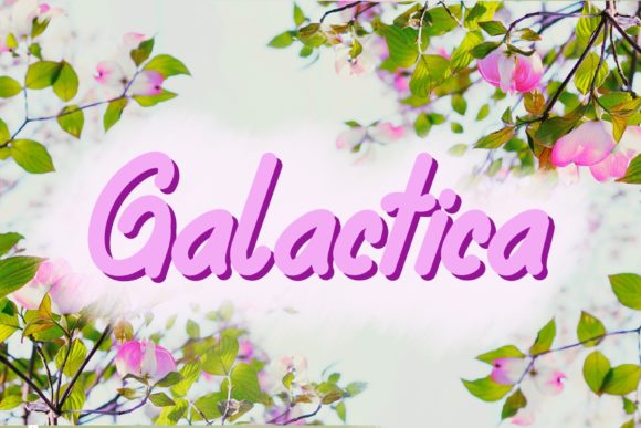 Galactica: The Handwritten Typeface That Elevates Campaign Visuals