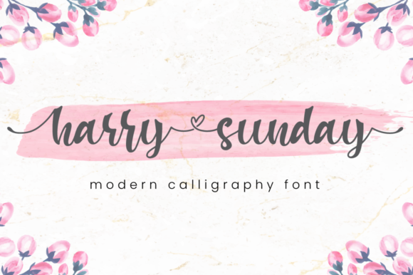 Harry Sunday: The Elegant Script Font for Handmade Creators