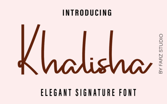 Khalisha: A Handwritten Font for Warm, Editorial Branding