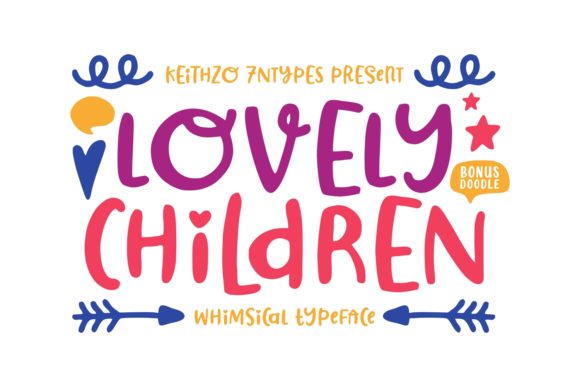 Lovely Children: The Perfect Handwritten Font for Your Craft Projects