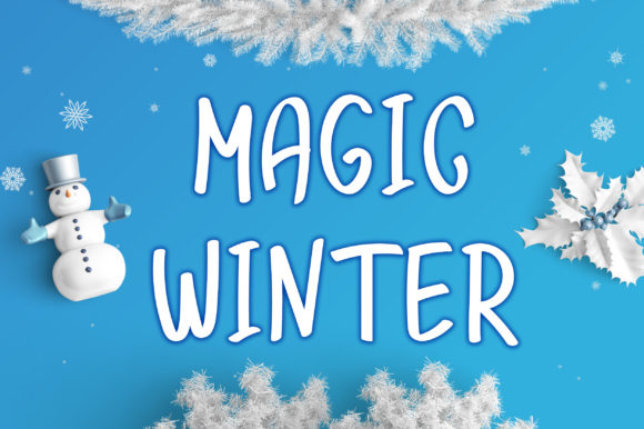 Magic Winter Typeface: A Web Designer’s Take on Handwritten Elegance