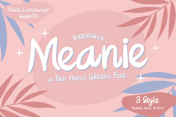 Meanie: A Handwritten Font for Engaging Web Design
