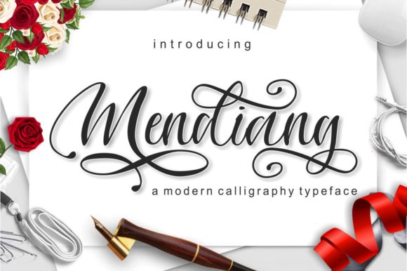 Mendiang: A Refined Handwritten Typeface for Editorial Design