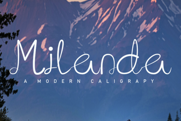 Milanda: The Script Typeface That Elevates Campaign Visuals