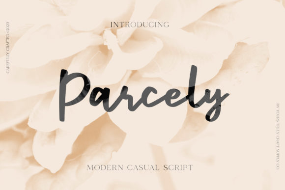 Parcely: The Handwritten Font That Elevates Small Business Branding