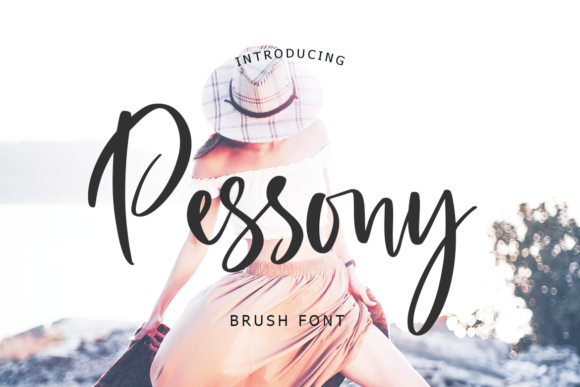 Pessony: A Handwritten Font for Elegant Campaign Design