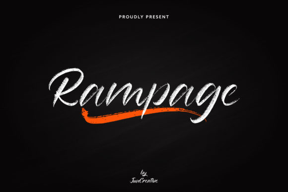 Rampage Typeface: A Modern Script for Digital Branding