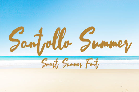 Santollo Summer: A Handwritten Typeface for Authentic Brand Identity