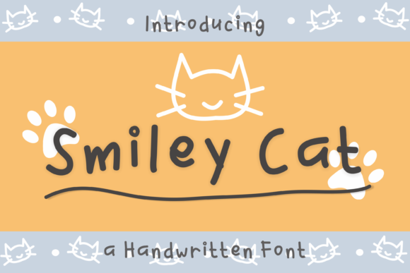 Smiley Cat: The Handwritten Typeface That Brings Life to Brand Identity