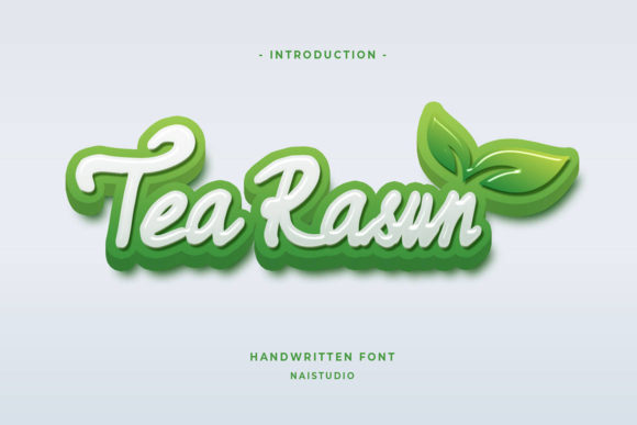 Tea Rasun: A Handwritten Typeface for Editorial Elegance