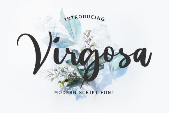 Virgosa: The Elegant Handwritten Typeface for Handmade Creators
