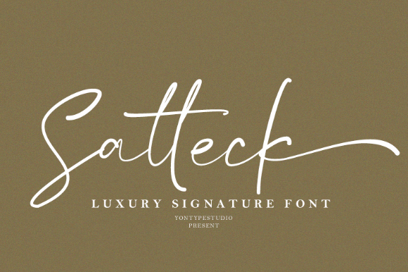 Why Satteck Is the Perfect Script Font for Your Brand Identity